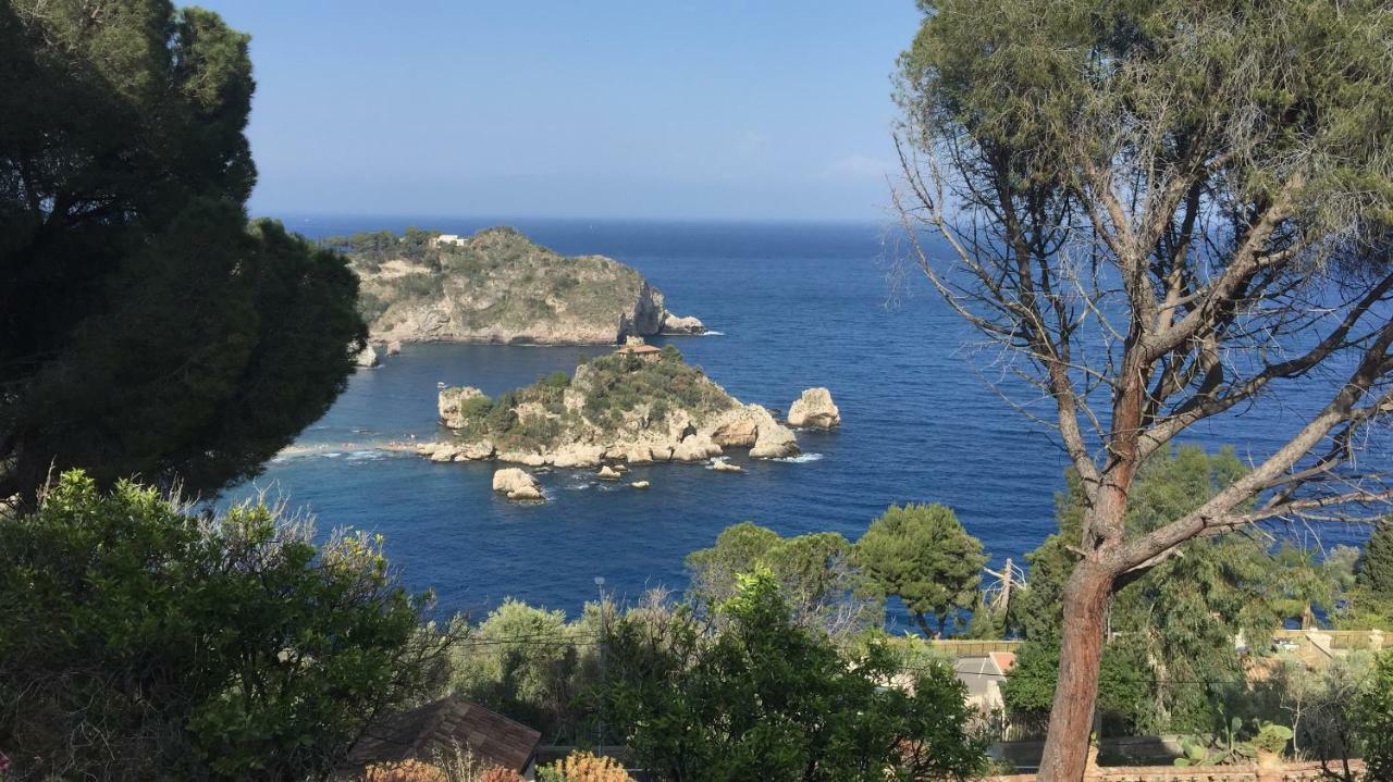 Panoramic Taormina Bay View Leilighet Eksteriør bilde