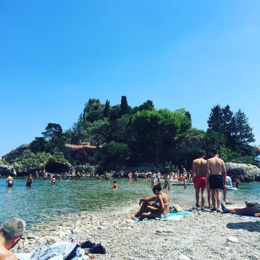 Panoramic Taormina Bay View Leilighet Eksteriør bilde